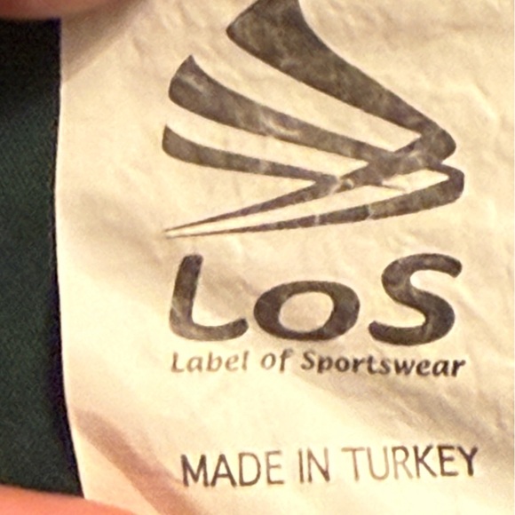 Label Of SPORTSWEAR Green White Mens Athletic Performance T Shirt XL - Picture 12 of 13